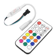 Ασύρματος LED Mini Dream-Color Magic Digital RGBW Controller με Χειριστήριο RF 21 Keys για LED Digital RGBW Προϊόντα 5v - 12v - 24v 2048 IC