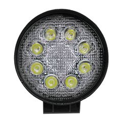 Προβολέας LED Εργασίας Στρογγυλός 24W 10-30V 3360lm 30° Αδιάβροχος IP65 Ψυχρό Λευκό 6000k GloboStar 29999