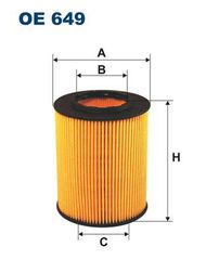 ΦΙΛΤΡΟ ΛΑΔΙΟΥ FILTRON F-666  OE649 11421427908 11421740534 11427509430 11427512300 11427512301 7509430