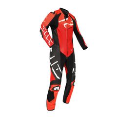 STRADALE GP 1PC LEATHER SUIT RICHA RED/RED-thumb-1