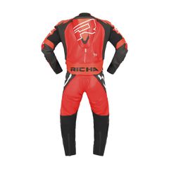STRADALE GP 1PC LEATHER SUIT RICHA RED/RED-thumb-2