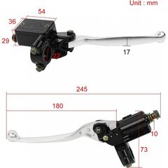 ΤΡΟΜΠΑ ΦΡΕΝΟΥ ΜΠΡΟΣΤΑ  HONDA XR 250 400 600