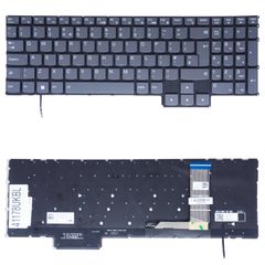 Πληκτρολόγιο - Laptop Keyboard για Lenovo LOQ 15IRH8 82XV 15APH8 82XT 16IRH8 82XW 16APH8 82XU IdeaPad Gaming 3-16ARH7 82SC UΚ No Frame Backlight Gray ( Κωδ.41178UKBL )