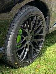 Ευκαιρια ζαντολαστιχα 20" ιντζες για Mitsubishi Outlander. [Asx, Eclipse, Lancer, L200 και αλλα] "Platin P70" 20' - 8.5 J", μαυρες mat μαζι με λαστιχα Goodyear Eagle F1 Asymmetric 235/45R20 100W, XL