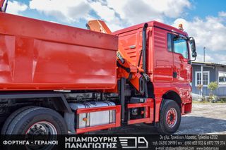Ανατροπή + Γερανός MAN 2007 33.480 TGA 6X4 & PALFINGER 16502 D-thumb-25