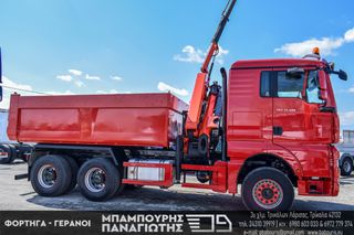 Ανατροπή + Γερανός MAN 2007 33.480 TGA 6X4 & PALFINGER 16502 D-thumb-26