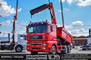 Ανατροπή + Γερανός MAN 2007 33.480 TGA 6X4 & PALFINGER 16502 D-thumb-32