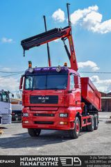 Ανατροπή + Γερανός MAN 2007 33.480 TGA 6X4 & PALFINGER 16502 D-thumb-33