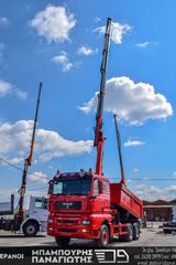 Ανατροπή + Γερανός MAN 2007 33.480 TGA 6X4 & PALFINGER 16502 D-thumb-34
