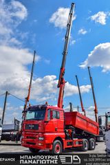 Ανατροπή + Γερανός MAN 2007 33.480 TGA 6X4 & PALFINGER 16502 D-thumb-35
