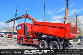 Ανατροπή + Γερανός MAN 2007 33.480 TGA 6X4 & PALFINGER 16502 D-thumb-43