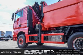 Ανατροπή + Γερανός MAN 2007 33.480 TGA 6X4 & PALFINGER 16502 D-thumb-12