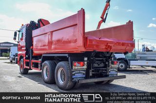 Ανατροπή + Γερανός MAN 2007 33.480 TGA 6X4 & PALFINGER 16502 D-thumb-4