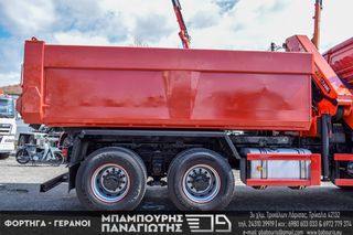Ανατροπή + Γερανός MAN 2007 33.480 TGA 6X4 & PALFINGER 16502 D-thumb-13