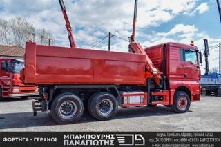 Ανατροπή + Γερανός MAN 2007 33.480 TGA 6X4 & PALFINGER 16502 D-thumb-15