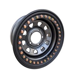 Σιδερένιες Ζάντες | 15″ Ιντσών 5×139.7 Beadlock Daytona – Γκρι Μαύρο