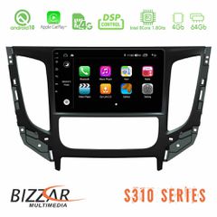 Bizzar S310 Mitsubishi L200 2016-2021 car pad 9" Android 10 Multimedia Station u-bz-G6198