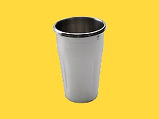 Ανοξείδωτο κρεμαστό ποτήρι φραπιερας 900ml (INOX)