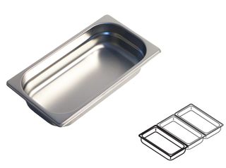 Λεκάνη Gastronorm 1/3 βάθους 20cm