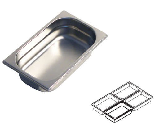 Λεκάνη Gastronorm 1/4 βάθους 2cm
