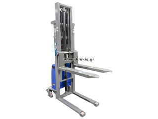Graecus 2025 WFE10S Ημι-ηλεκτρικό παλετοφόρο ανυψωτικό 1T-thumb-1