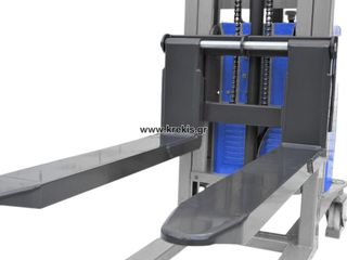 Graecus 2025 WFE10S Ημι-ηλεκτρικό παλετοφόρο ανυψωτικό 1T-thumb-3