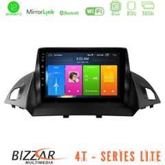 Bizzar 4t Series Ford c-Max/kuga 4core Android13 2+32gb Navigation Multimedia Tablet 9" u-lvb-Fd0047