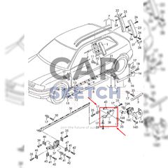 Audi S3 8L Καλύμματα Μαρσπιέ * 8L7 853 579 - 8L7 853 580 *-thumb-2