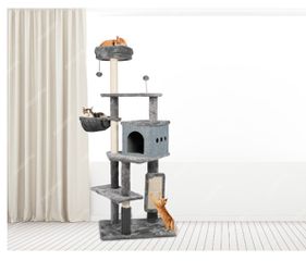 ΟΝΥΧΟΔΡΟΜΙΟ - JANE AND TARZAN CAT TREE 60x60x150cm υψος (CT-J