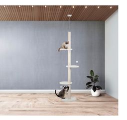 ΟΝΥΧΟΔΡΟΜΙΟ - POLE CAT TREE DANCING TO THE STARS 38x34x216-246cm υψος (CT-DTTS)