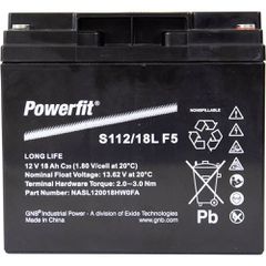 Mπαταρία GNB by Exide, POWERFIT S112/18L F5 12V 18Ah AGM