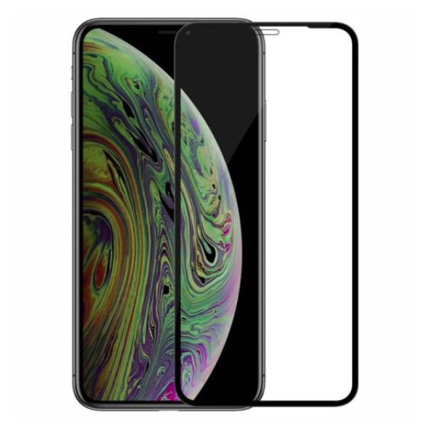 Full Glue Tempered Glass 3D for iPhone 14 Plus black frame