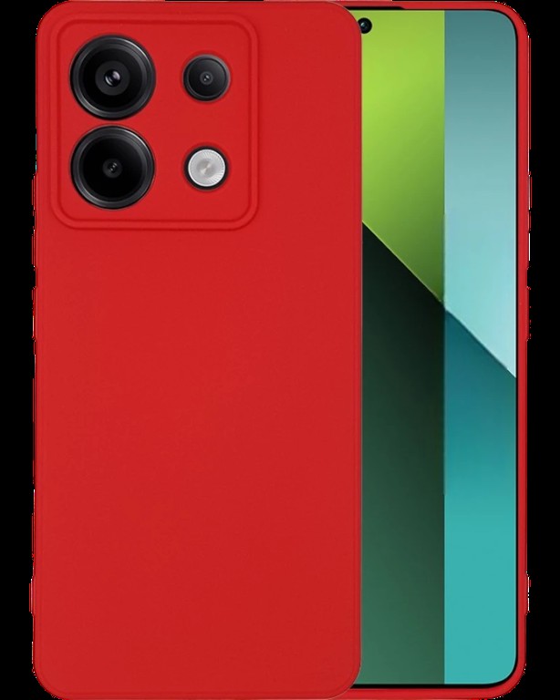 Matt TPU case for Xiaomi Poco X6 5G Red