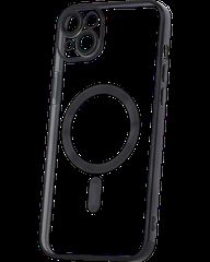 MagSafe TPU Color Chrome Case protect lens for iPhone 14 black