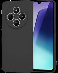 Matt TPU case protect lens for Xiaomi Redmi 14C / POCO C75 / Redmi A4 Black