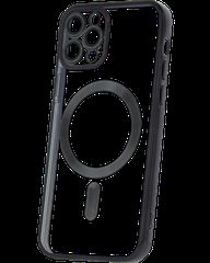 MagSafe TPU Color Chrome Case protect lens for iPhone 12 Pro Max black