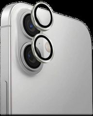 Camera Lens Protector Tempered Glass for iPhone 16 Silver