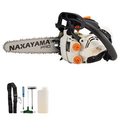 NAKAYAMA Pro PC2525 Αλυσοπρίονο Κλαδευτικό Βενζίνης 25cc/1.4Hp,Λάμα 25cm,1/4''X1,1mm, 2,5Kg (068228)