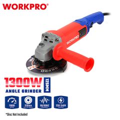 Γωνιακός τροχός ρεύματος 1300W Φ125mm | 11000 rpm | 2 Χρόνια Εγγύηση WP472001 - Workpro