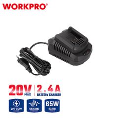 Ταχυφορτιστής 20V Li-Ion 2.4A | 65W WP396000 - Workpro