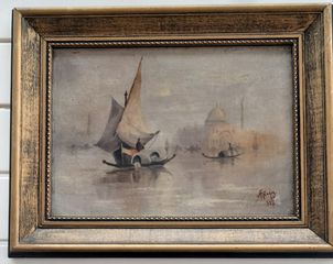 ΠΙΝΑΚΑΣ, ΕΛΑΙΟΓΡΑΦΙΑ, ΑΝΤΙΚΑ,25×35,Με  Κορνιζα 35×54