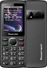 Powertech Sentry PTM-36 4G Μαύρο Bar Dual SIM Κινητό με Κουμπιά*