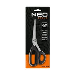 NEO TOOLS Ψαλίδι γενικής χρήσης 200mm Β.Τ. από ανοξείδωτο ατσάλι (64-004)