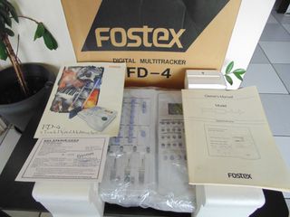 4 ΚΑΝΑΛΟ ΨΗΦΙΑΚΟ ΚΑΣΕΤΟΦΩΝΟ "FOSTEX FD-4" 4 TRACK DIGITAL MULTITRACKER MIXER & RECORDER ΟΛΟΚΑΙΝΟΥΡΓΙΟ ΜΕ ΕΓΧΕΙΡΙΔΙΟ + ΕΓΓΥΗΣΗ ΣΤΟ ΚΟΥΤΙ ΤΟΥ