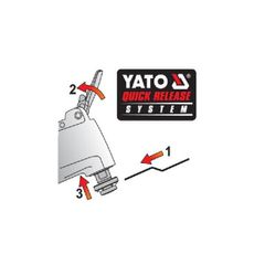 YATO ΛΑΜΑ ΠΟΛΥΕΡΓΑΛΕΙΟΥ ΤΙΤΑΝΙΟΥ 34Χ90ΜΜ ΥΤ-34712 (20034712)