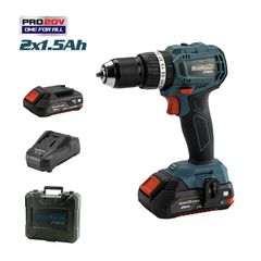 BBP5144 Δραπανοκατσάβιδο Κρουστικό Μπαταρίας 20V (2x1.5Ah) - ΜΕ ΜΠΑΤΑΡΙΑ & ΦΟΡΤΙΣΤΗ - BORMANN PRO (#078968)