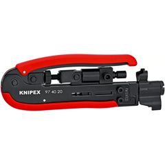 974020SB Εργαλείο Συμπίεσης Συνδέσμων F, BNC & RCA - ΤΣΙΜΠΙΔΕΣ - KNIPEX (#974020SB)