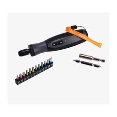 Σετ Κατσαβίδι Επαναφορτιζόμενο 3.6V & Μύτες 17 Τεμάχια - ΜΕ ΜΠΑΤΑΡΙΑ & ΦΟΡΤΙΣΤΗ - HELIX POWER (#7600100)