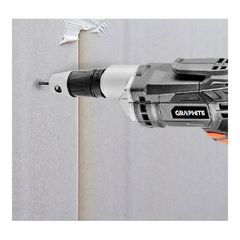 GRAPHITE Κατσαβίδι Γυψοσανίδας 520W με βαλίτσα και μύτες (58G794)