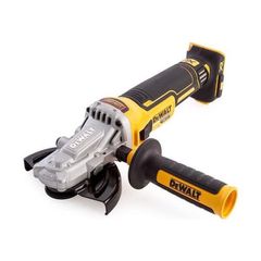 DEWALT ΜΙΚΡΟΣ ΓΩΝΙΑΚΟΣ ΤΡΟΧΟΣ XR 18V 125mm SOLO ΜΕ ΕΠΙΠΕΔΗ ΚΕΦΑΛΗ (DCG405FN)